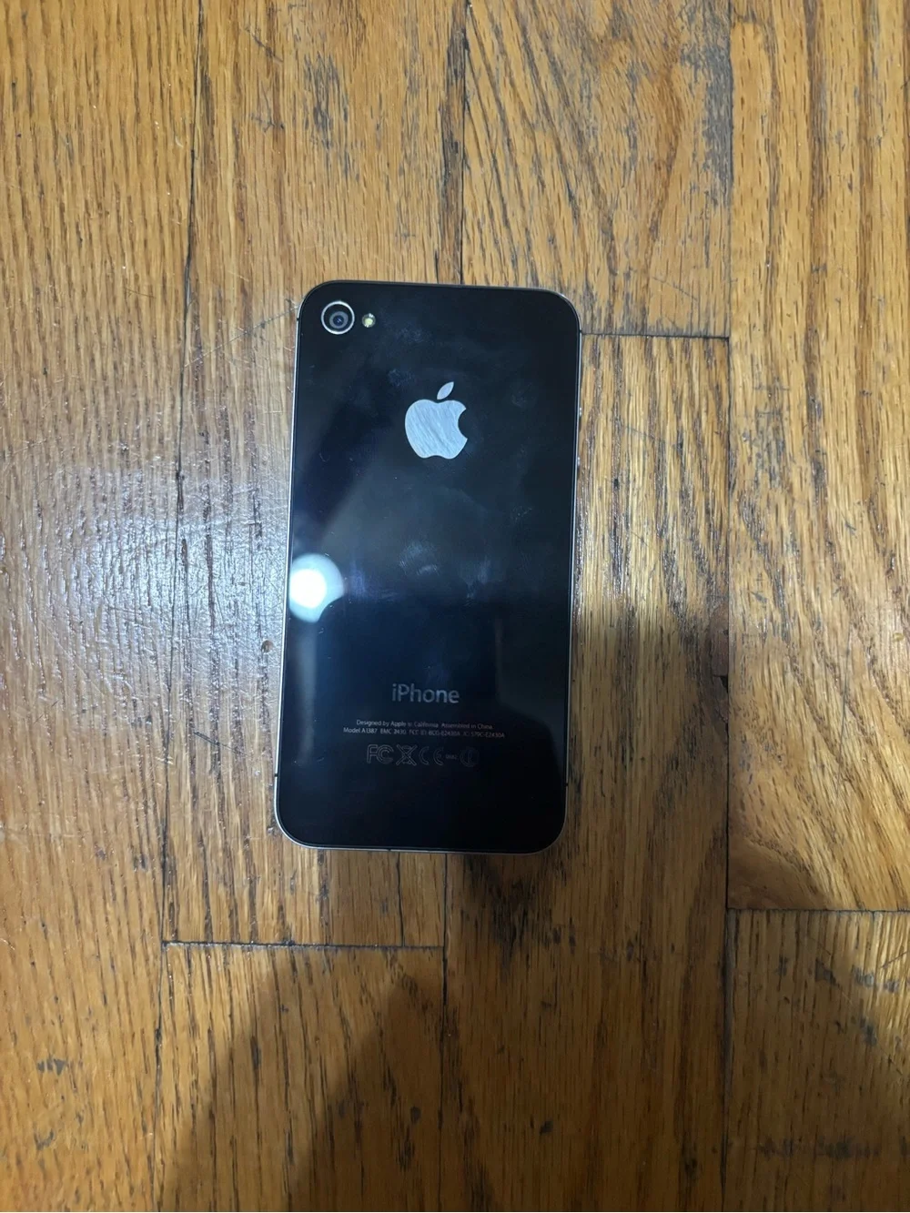 Apple iPhone Black Glass Back Smartphone
